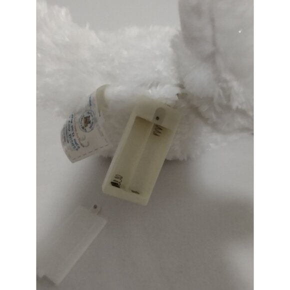 Build A Bear 17” TWINKLE TOES Light Up Ears White Plush bear - Picture 3 of 9